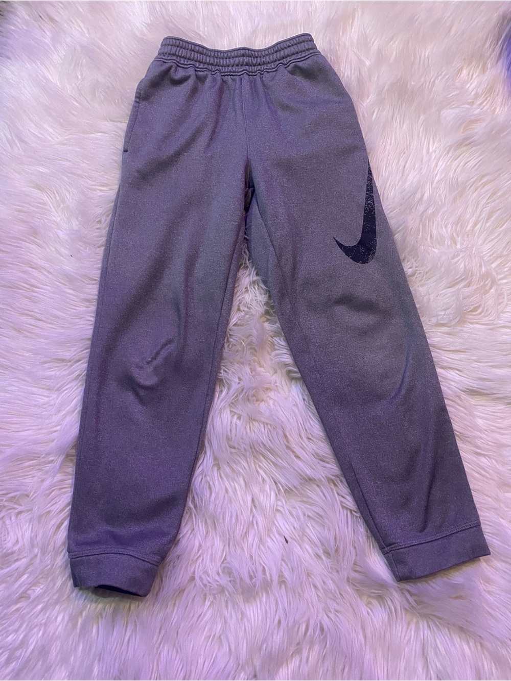 Nike Kids Gray Dri-FIT Sweatpants Joggers Size 7